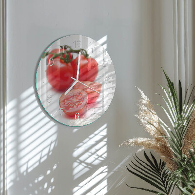 Horloge ronde Tomates