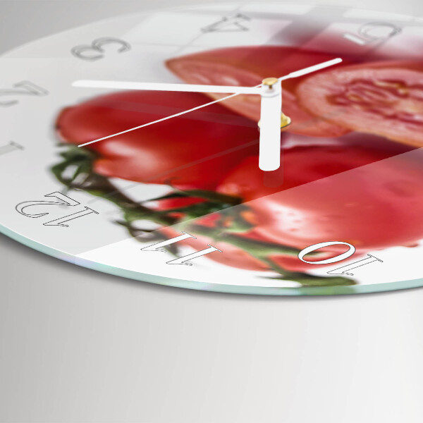 Horloge ronde Tomates