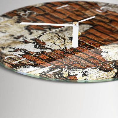 Horloge ronde Continents