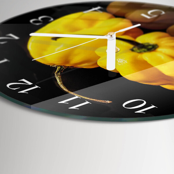 Horloge ronde Poivre