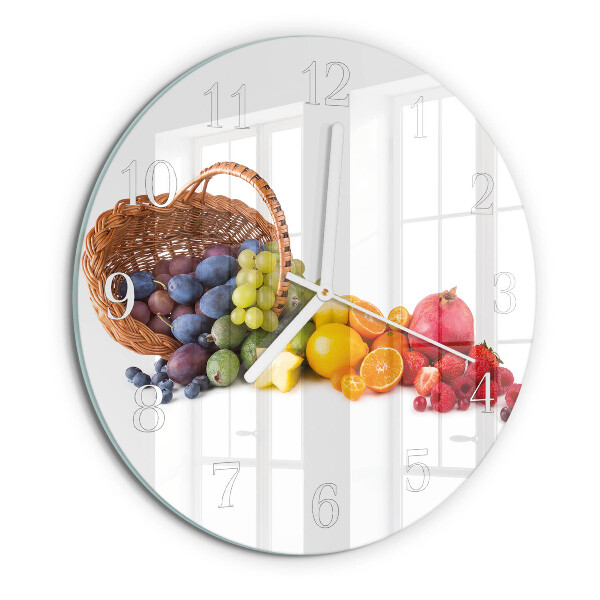 Horloge ronde Fruit