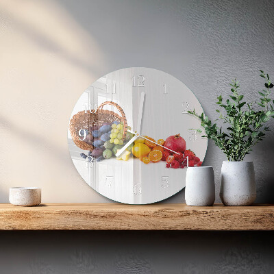 Horloge ronde Fruit