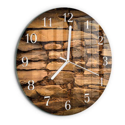 Horloge ronde Pierres