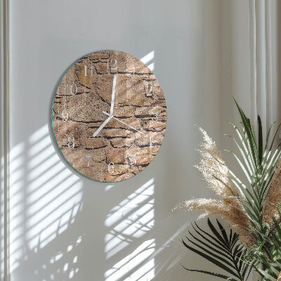 Horloge ronde Pierres