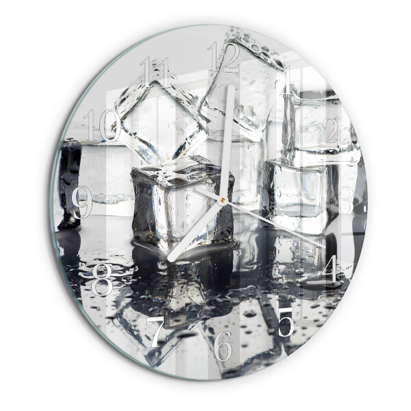 Horloge ronde Glace