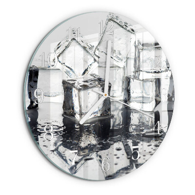 Horloge ronde Glace