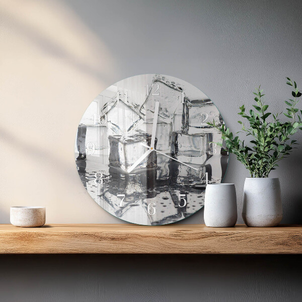 Horloge ronde Glace
