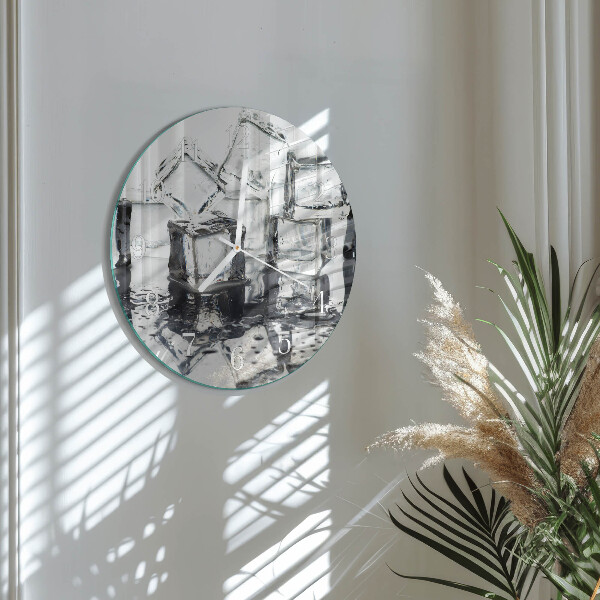 Horloge ronde Glace
