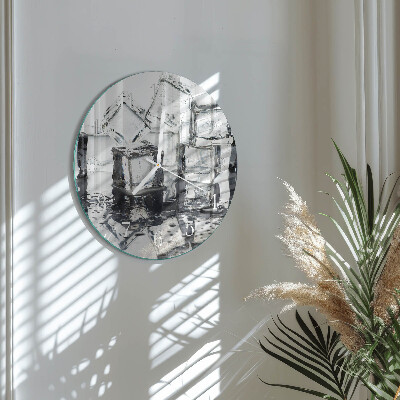 Horloge ronde Glace