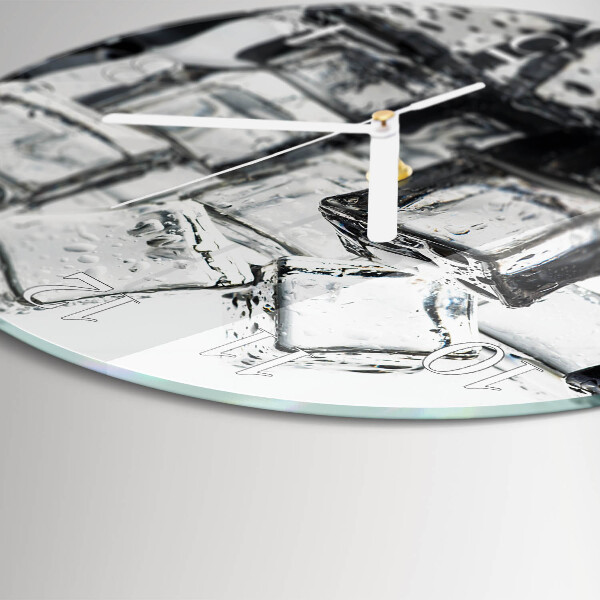 Horloge ronde Glace