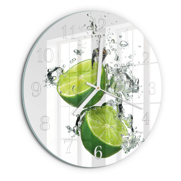 Horloge ronde Carbonate de calcium