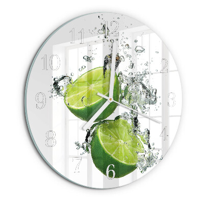 Horloge ronde Carbonate de calcium