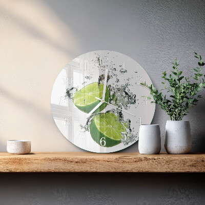 Horloge ronde Carbonate de calcium