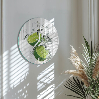 Horloge ronde Carbonate de calcium