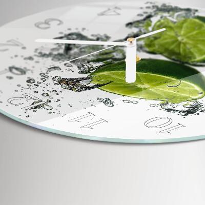Horloge ronde Carbonate de calcium