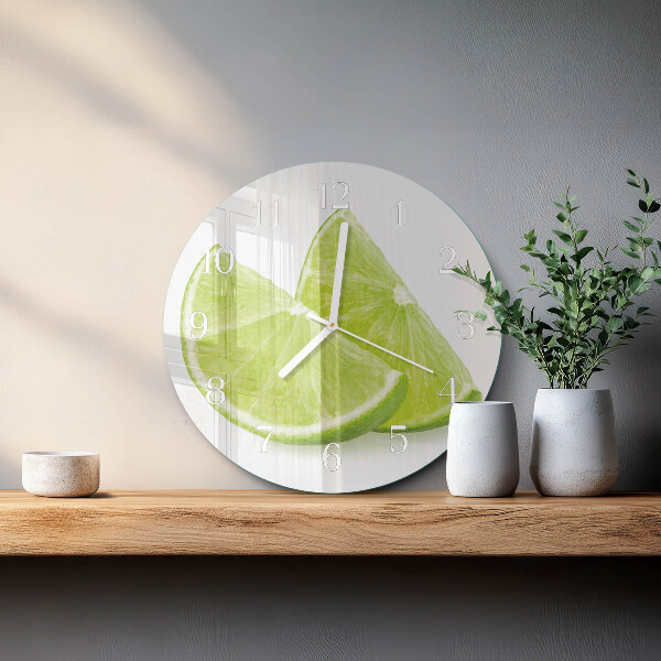 Horloge ronde Carbonate de calcium