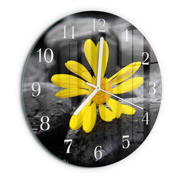 Horloge ronde Fleur