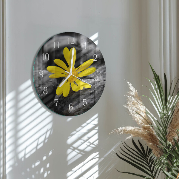 Horloge ronde Fleur