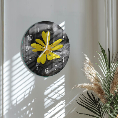 Horloge ronde Fleur