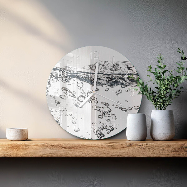 Horloge ronde Eau
