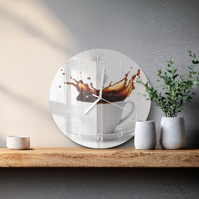 Horloge ronde Café