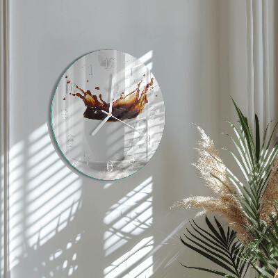 Horloge ronde Café