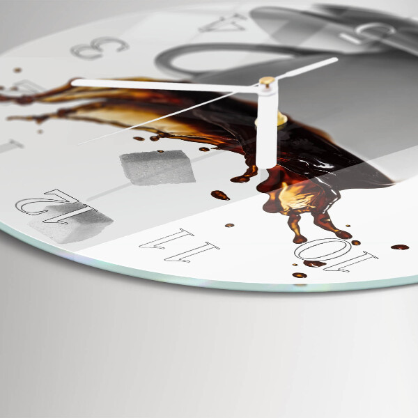 Horloge ronde Café
