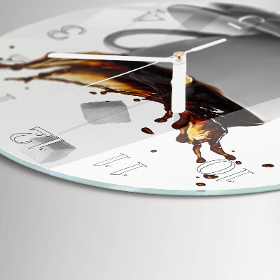 Horloge ronde Café