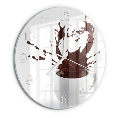 Horloge ronde Café
