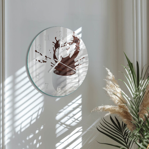 Horloge ronde Café