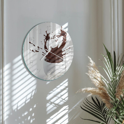 Horloge ronde Café