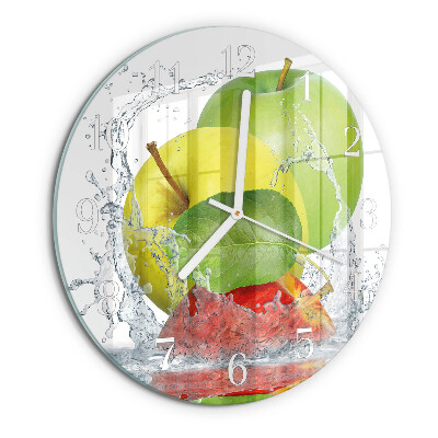 Horloge ronde Pomme
