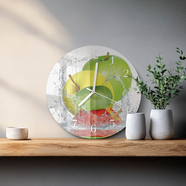 Horloge ronde Pomme
