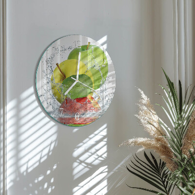 Horloge ronde Pomme