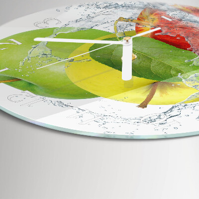 Horloge ronde Pomme