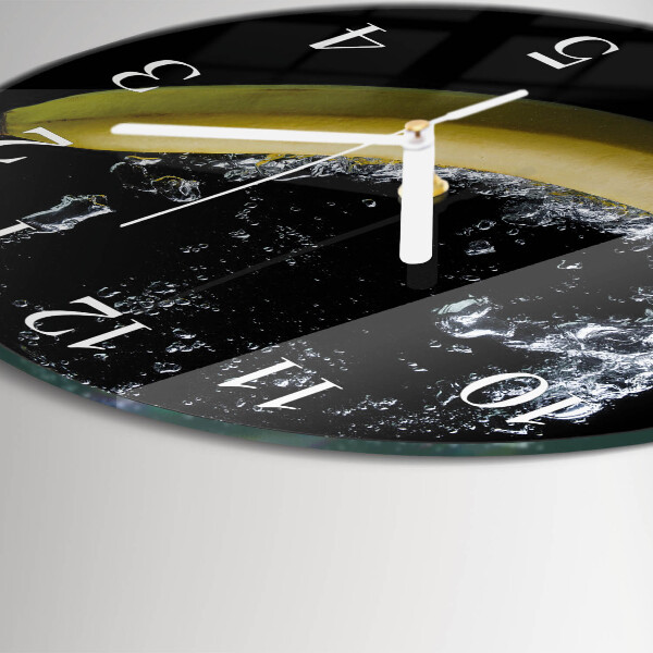 Horloge ronde Banane