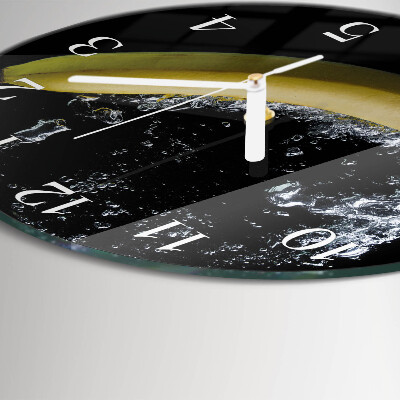 Horloge ronde Banane