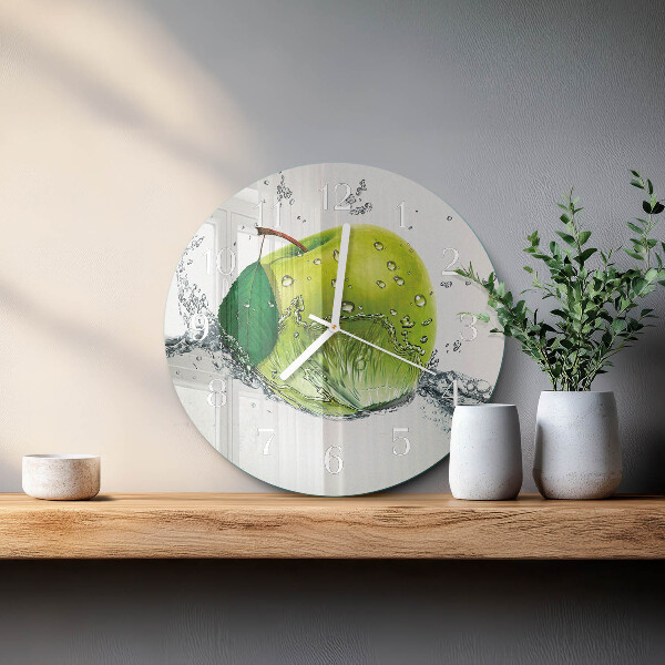Horloge ronde Pomme