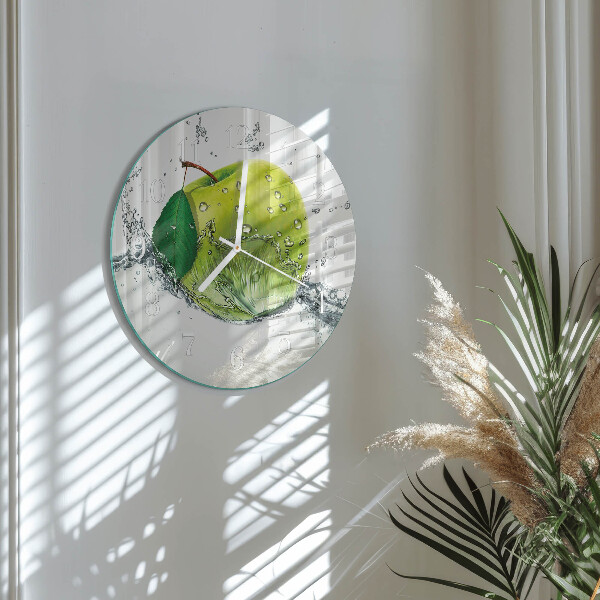 Horloge ronde Pomme