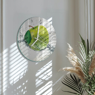 Horloge ronde Pomme