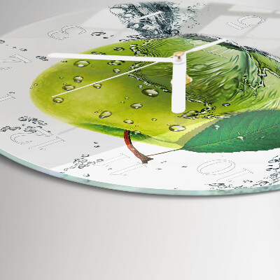 Horloge ronde Pomme