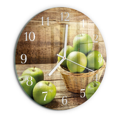 Horloge ronde Pomme