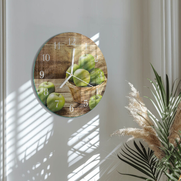 Horloge ronde Pomme