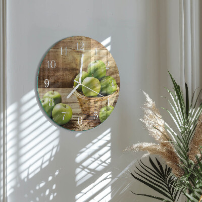 Horloge ronde Pomme