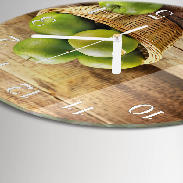Horloge ronde Pomme