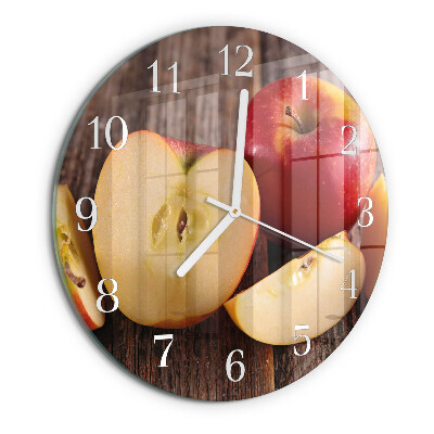 Horloge ronde Pomme