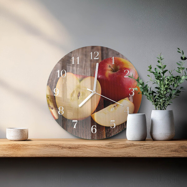 Horloge ronde Pomme