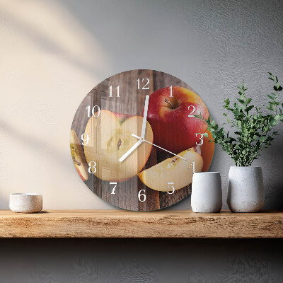 Horloge ronde Pomme