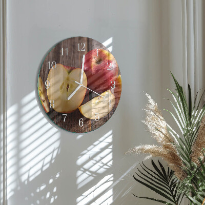 Horloge ronde Pomme