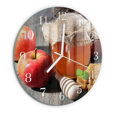 Horloge ronde Miel de pomme